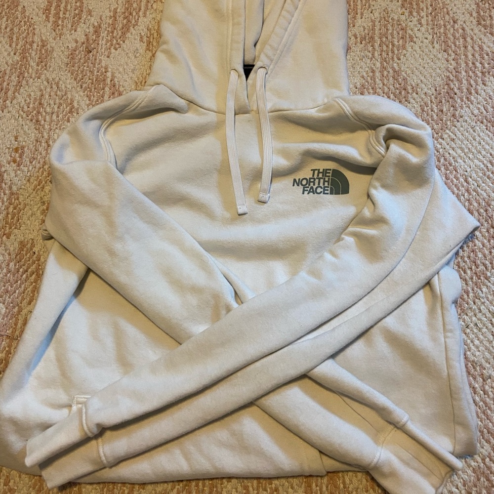 white north face hoodie